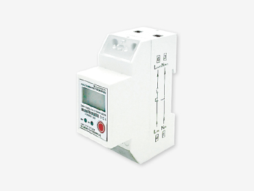 Guide rail type single-phase electronic watt hour meter